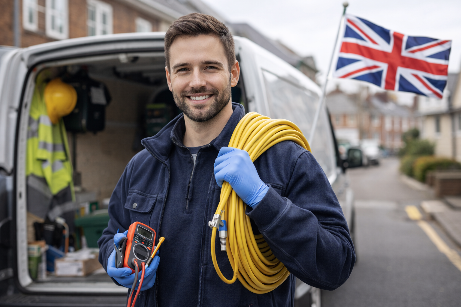 Infographic showing UK skills gap statistics for 2026 — employer demand at 87%, average salaries above £45K, and zero tuition cost for certification-based career retraining.