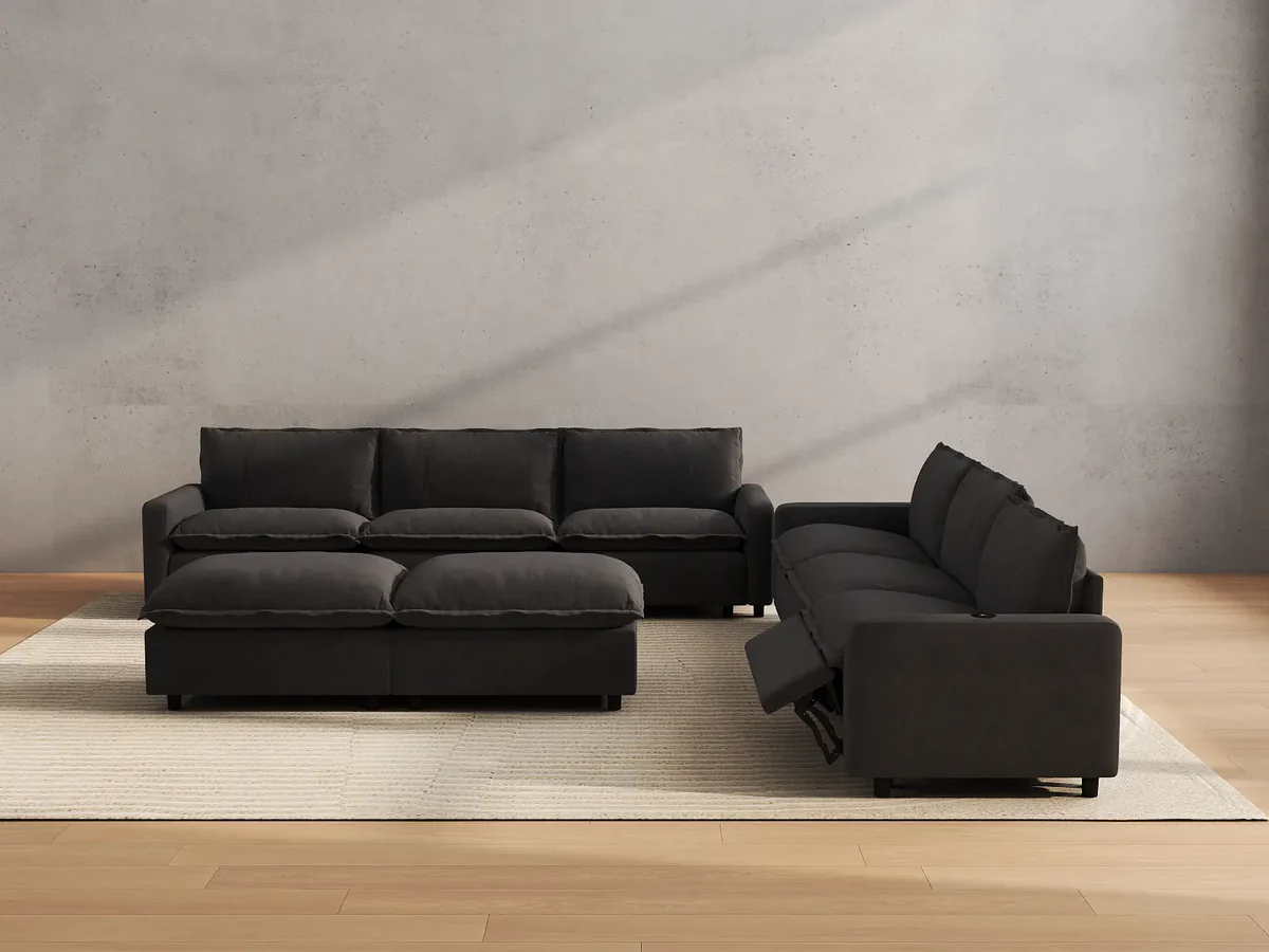 6-Seater Reclining Sofa