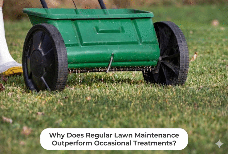 Why Does Regular Lawn Maintenance Outperform Occasional Treatments?